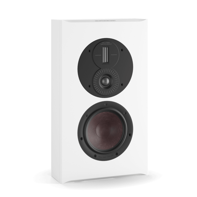 DALI Opticon LCR MK2 Speaker White (Single) — three-quarter view