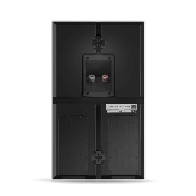 DALI Opticon LCR MK2 Speaker White (Single) — rear view