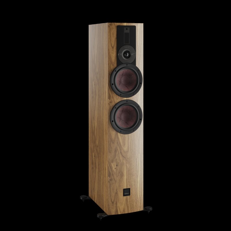 DALI Rubikore 6 Natural Walnut angled view