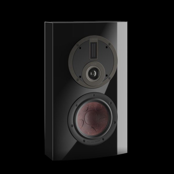 DALI Rubikore On-Wall Speaker High Gloss Black angle