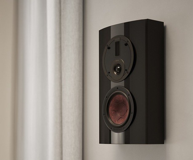 DALI Rubikore On-Wall Speaker High Gloss Black wall-mounted