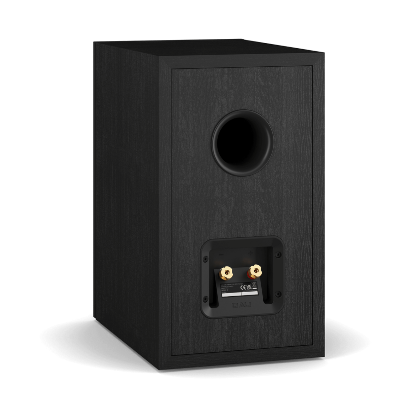 DALI Sonik 3 Bookshelf Speakers Black Ash (Pair) — rear panel