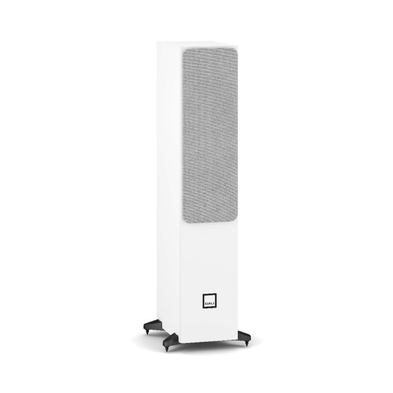 DALI Sonik 5 Floorstanding Speakers White (Pair) — three-quarter view