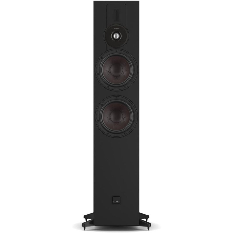 DALI Sonik 7 Floorstanding Speakers Black Ash (Pair) — front view