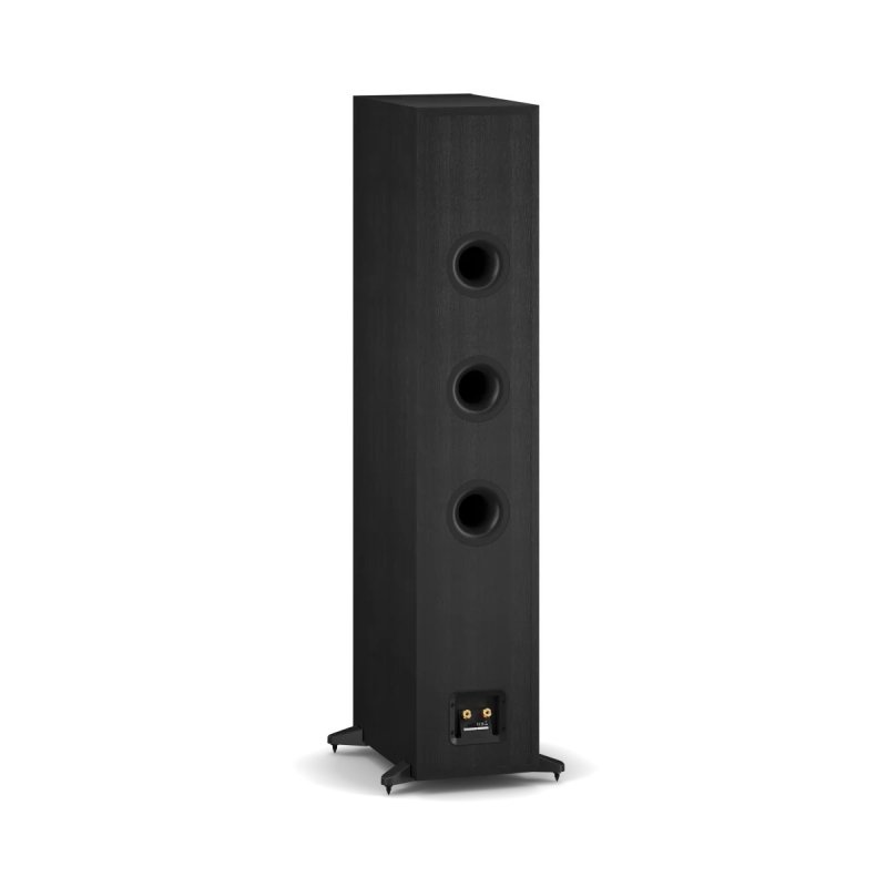 DALI Sonik 9 Floorstanding Speakers Black Ash (Pair) — rear panel (angled)