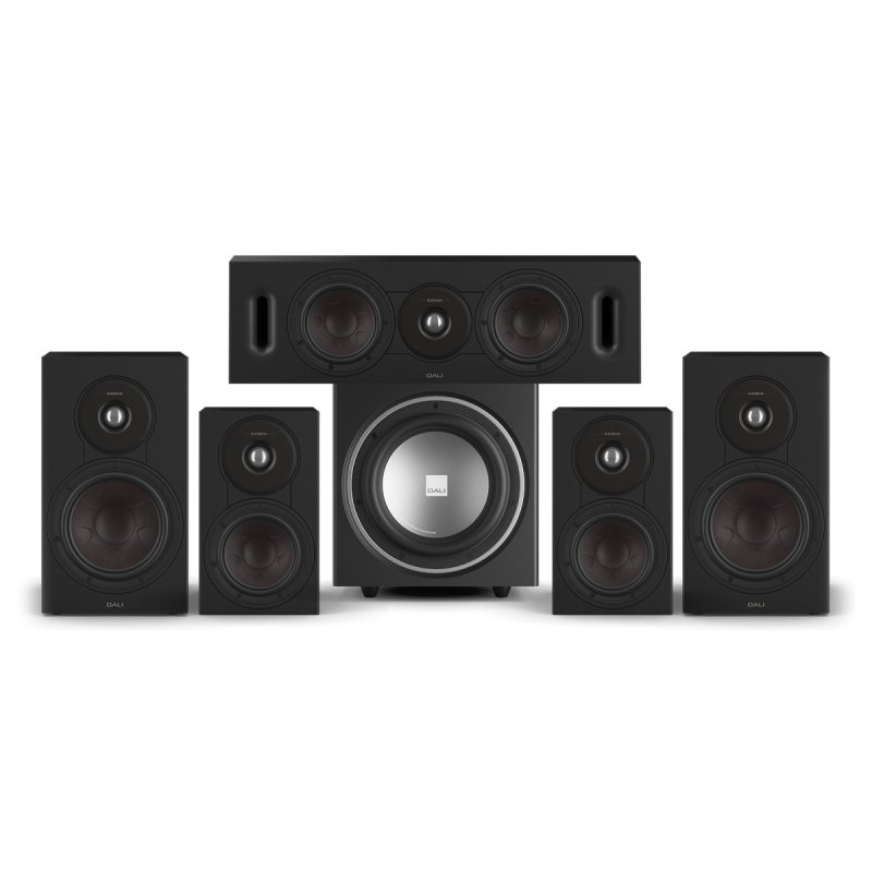 DALI Sonik 3 with Sonik 1 5.1 Speaker Package Black Ash
