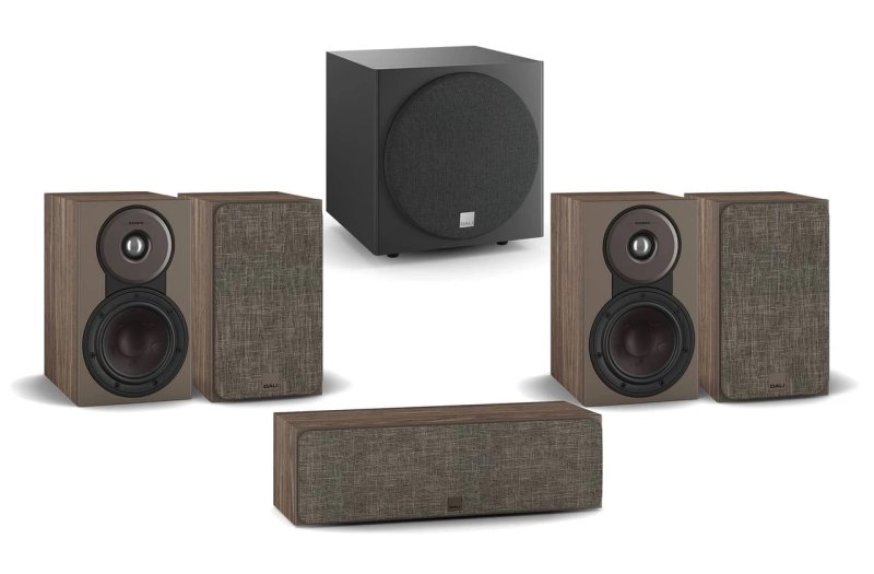 DALI Sonik 3 with Sonik 1 5.1 Speaker Package Walnut
