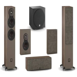 DALI Sonik 5 with On-Wall 5.1 Speaker Package Walnut