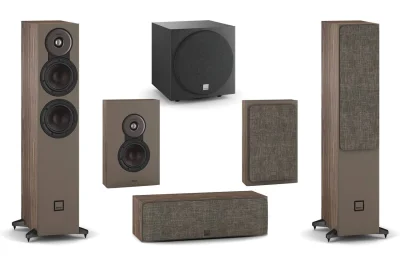 DALI Sonik 5 with On-Wall 5.1 Speaker Package Walnut