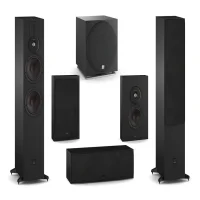 DALI Sonik 7 with On-Wall 5.1 Speaker Package Black Ash