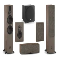 DALI Sonik 7 with On-Wall 5.1 Speaker Package Walnut