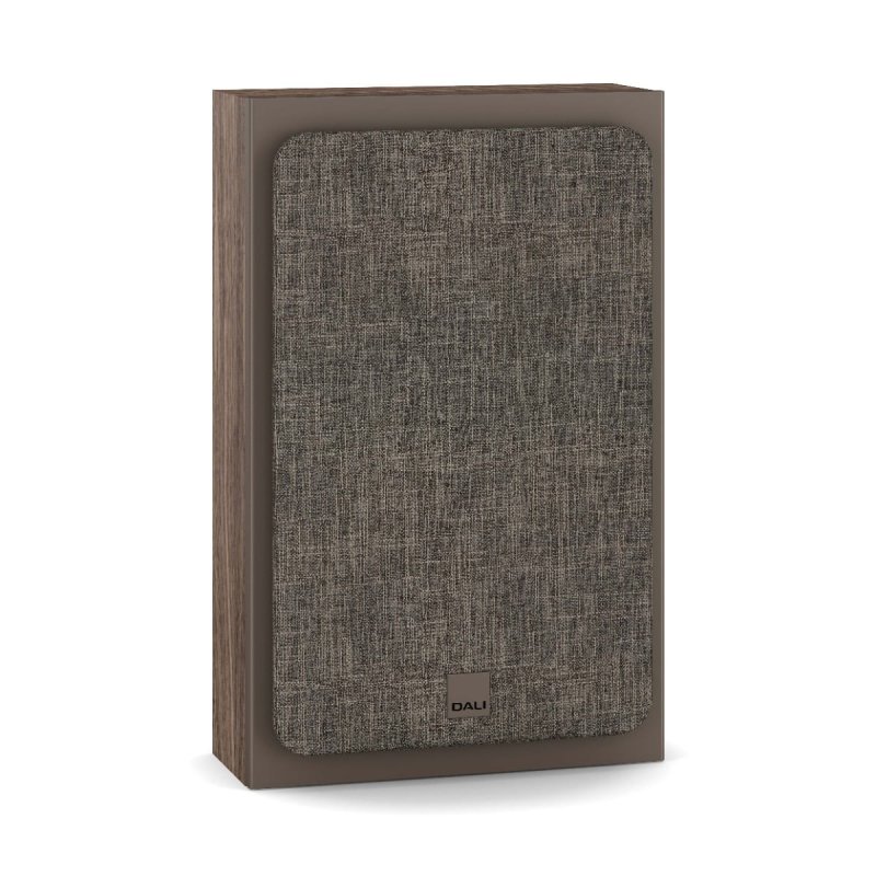 DALI Sonik On-Wall Walnut — front view (grille on)