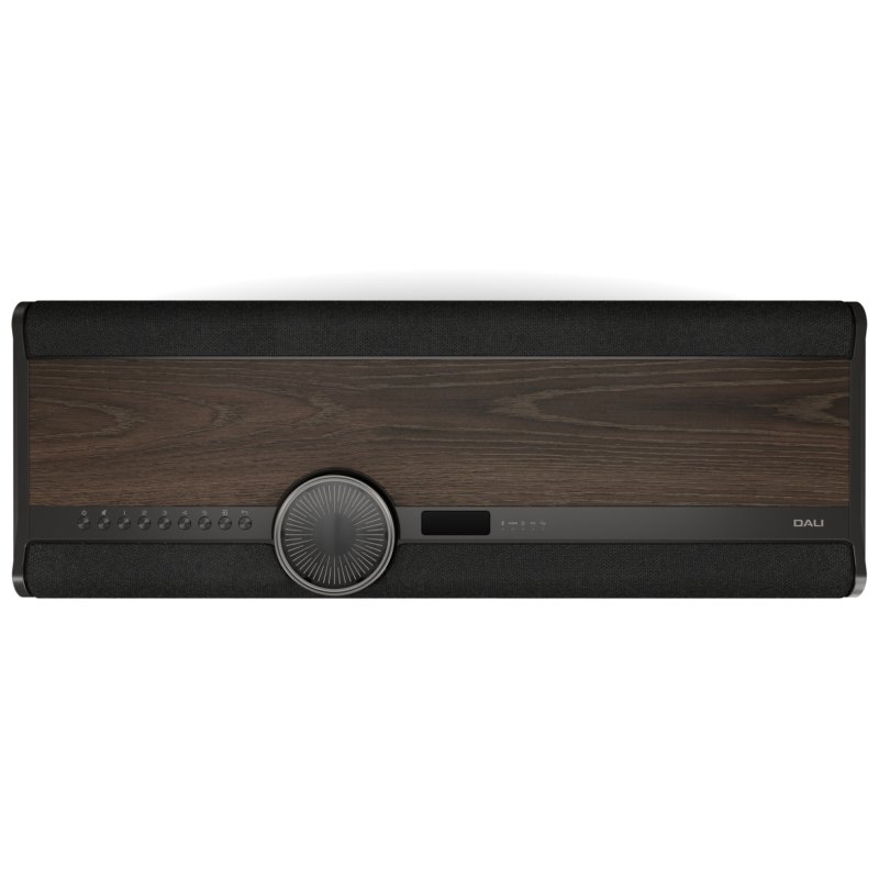 DALI VEGA Dark Oak, top panel with control dial and preset buttons