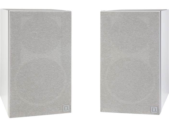 Definitive Technology Demand D11 Bookshelf Speakers White (Pair) — with grilles