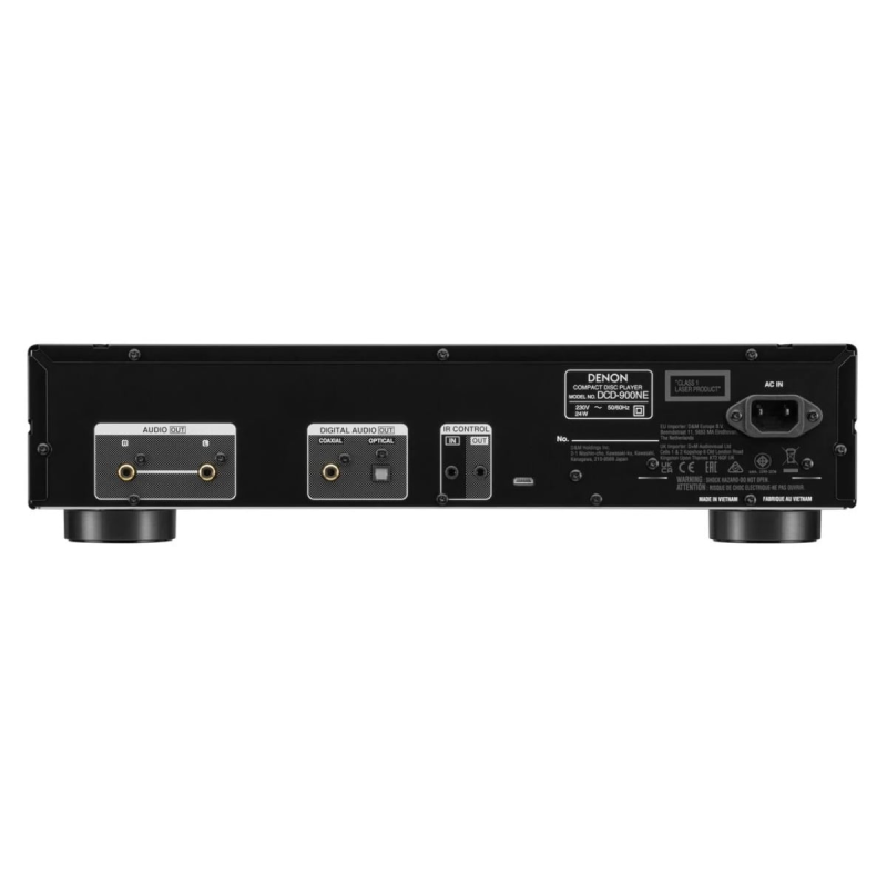 Denon DCD-900NE CD Player Black — rear panel