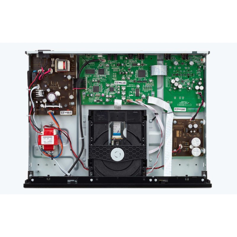 Denon DCD-900NE CD Player Silver — internal transport mechanism