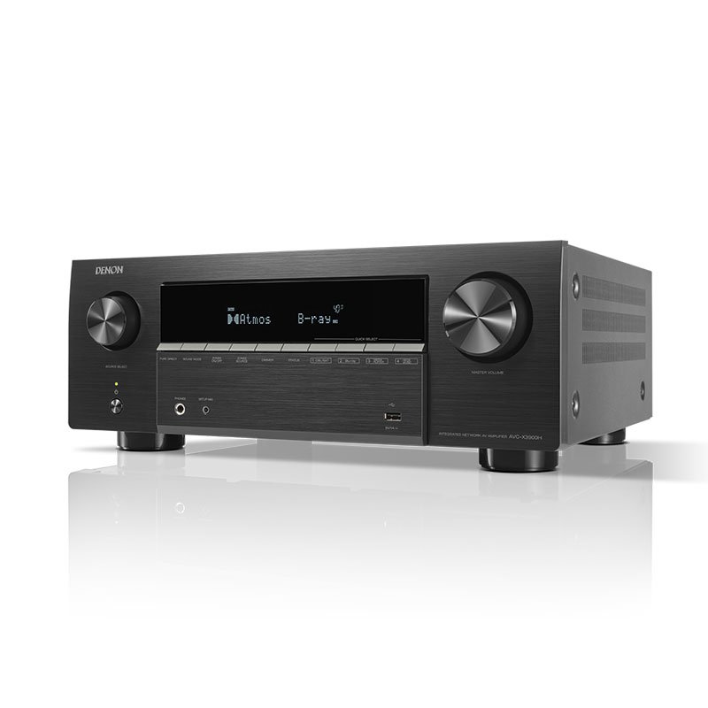 Denon AVC-X3900H AV Amplifier - angled view