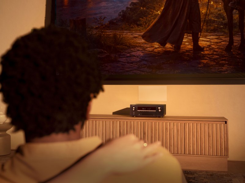 Denon AVC-X3900H AV Amplifier - in use