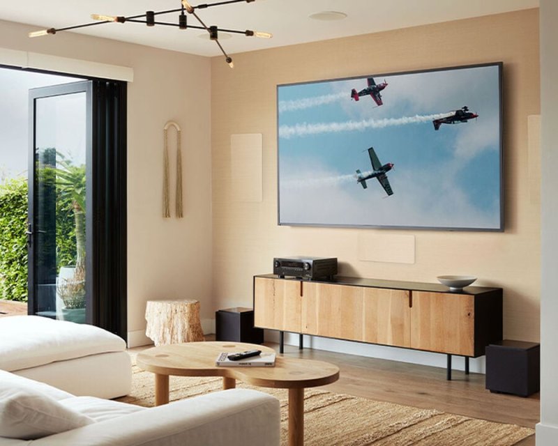 Denon AVC-X3800H AV Receiver Black — lifestyle, home cinema setup