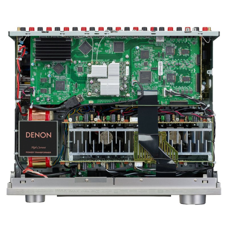 Denon AVC-X4700H AV Receiver Silver — internal components