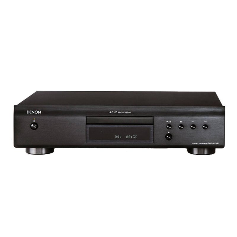 Denon DCD-600NE CD Player Black — front view
