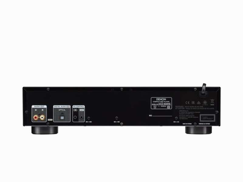 Denon DCD-600NE CD Player Black — rear panel