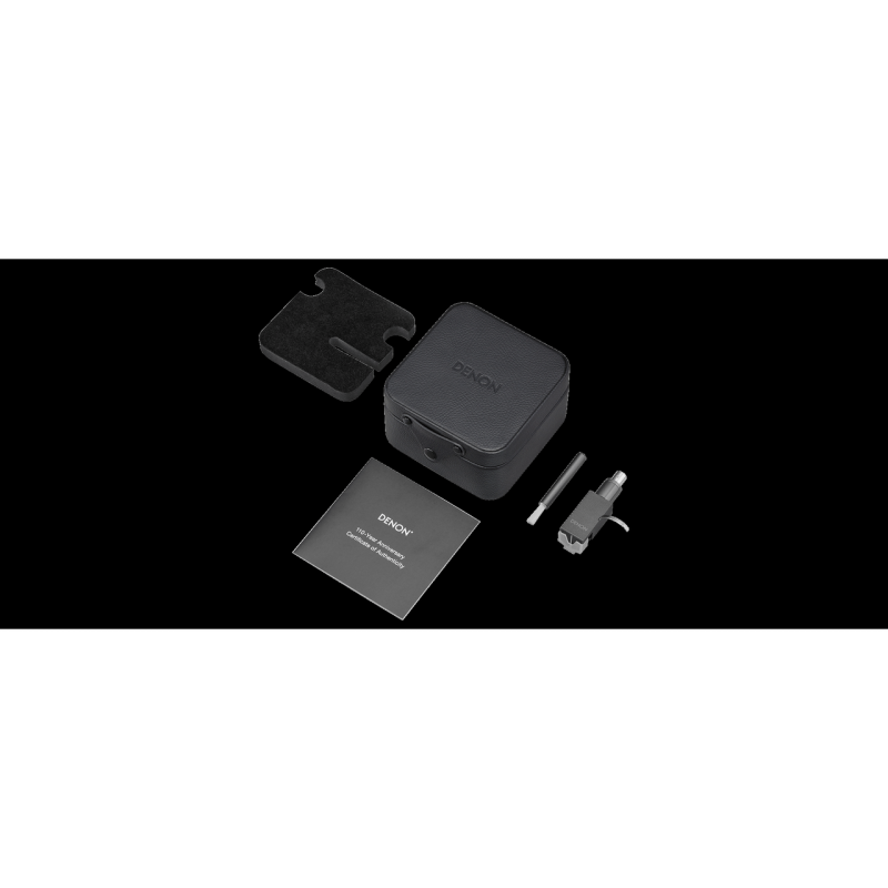 Denon DL-A110 MC Phono Cartridge — case and certificate