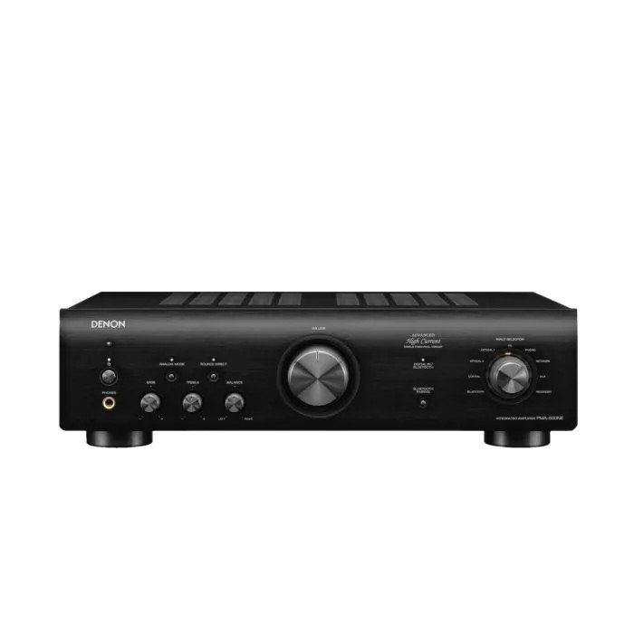 Denon PMA-600NE Integrated Stereo Amplifier (Black) — front view