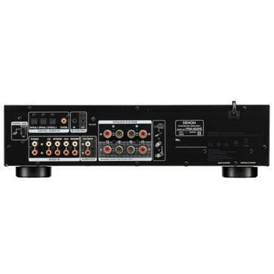 Denon PMA-800NE Integrated Stereo Amplifier (Black) — rear panel