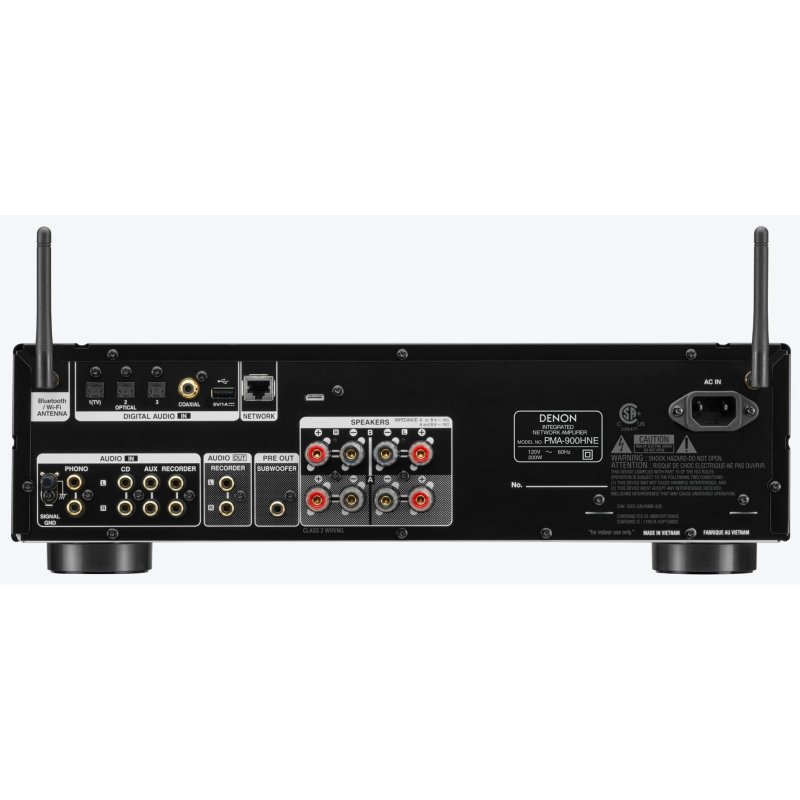 Denon PMA-900HNE Black - Rear Panel