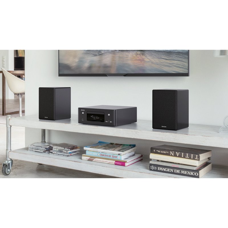 Denon CEOL RCDN11 Network CD Receiver Black — lifestyle