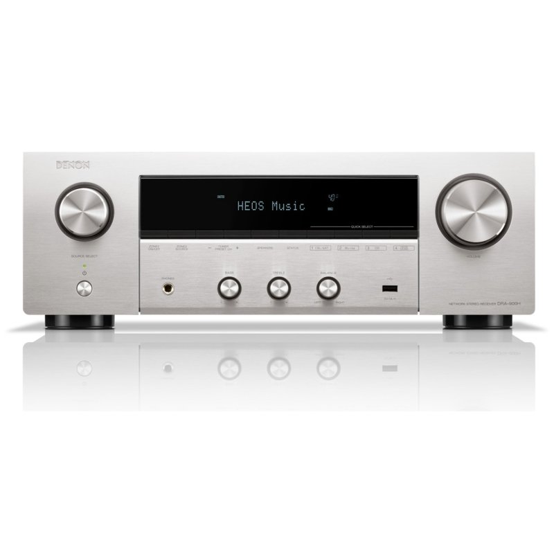 Denon DRA-900H Network Stereo Receiver Silver - Front View