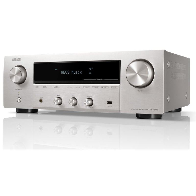 Denon DRA-900H Network Stereo Receiver Silver - Side Angle