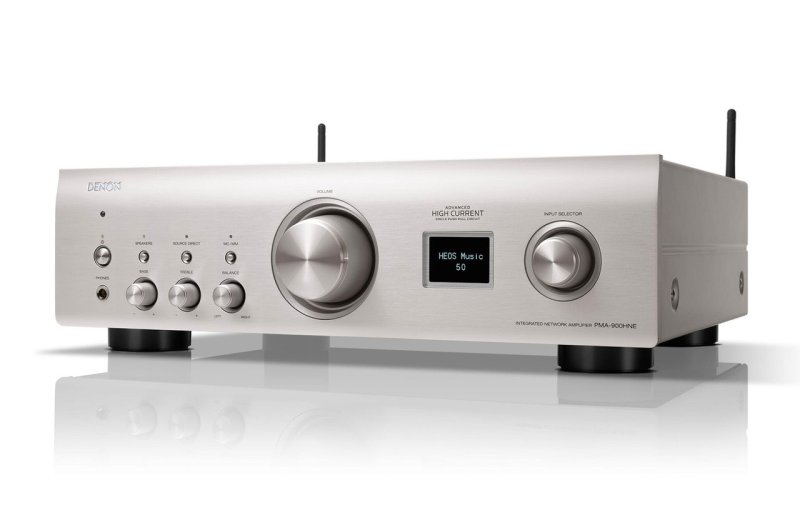 Denon PMA-900HNE Silver - Side Angle View