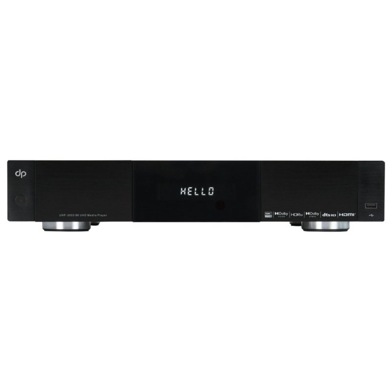 Dorpo UHP-3003 Hi-Fi 8K UHD Media Player + 2 x HDD Storage Bays / ESS DAC / 2 x HDMI Outputs