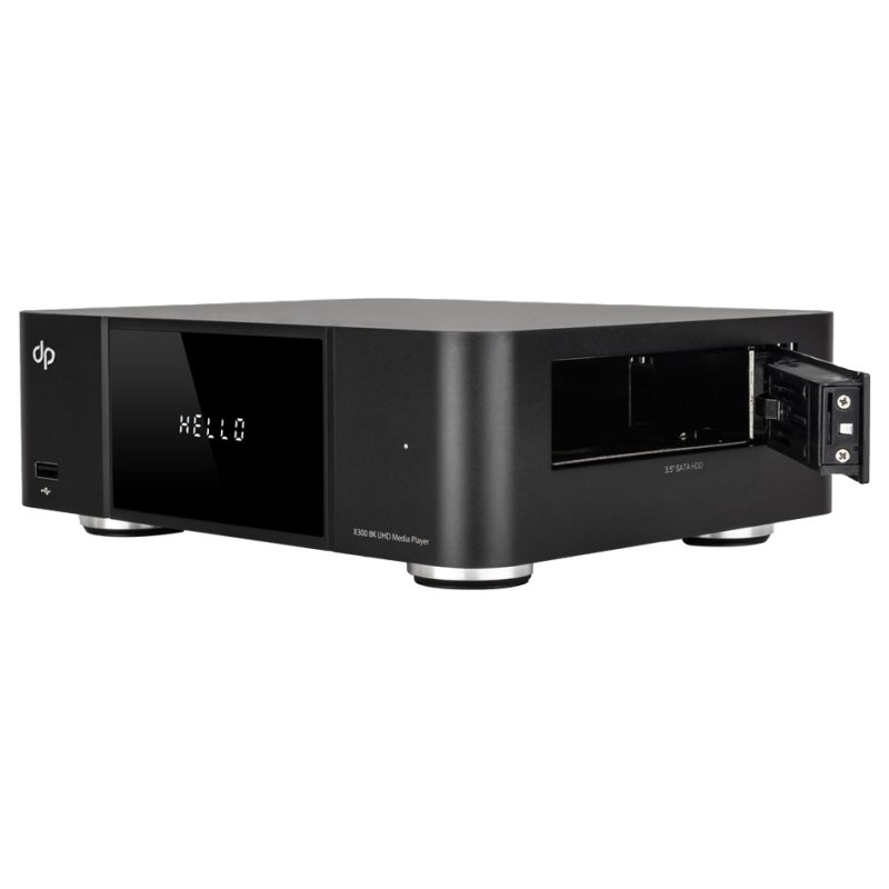 Dorpo X300 with HDD storage bay open