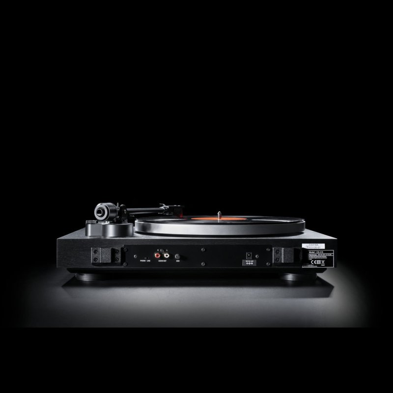 Dual CS 418 Manual Belt Driven Turntable — rear panel connections