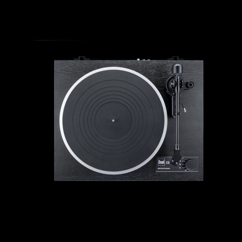 Dual CS 418 Manual Belt Driven Turntable — top view