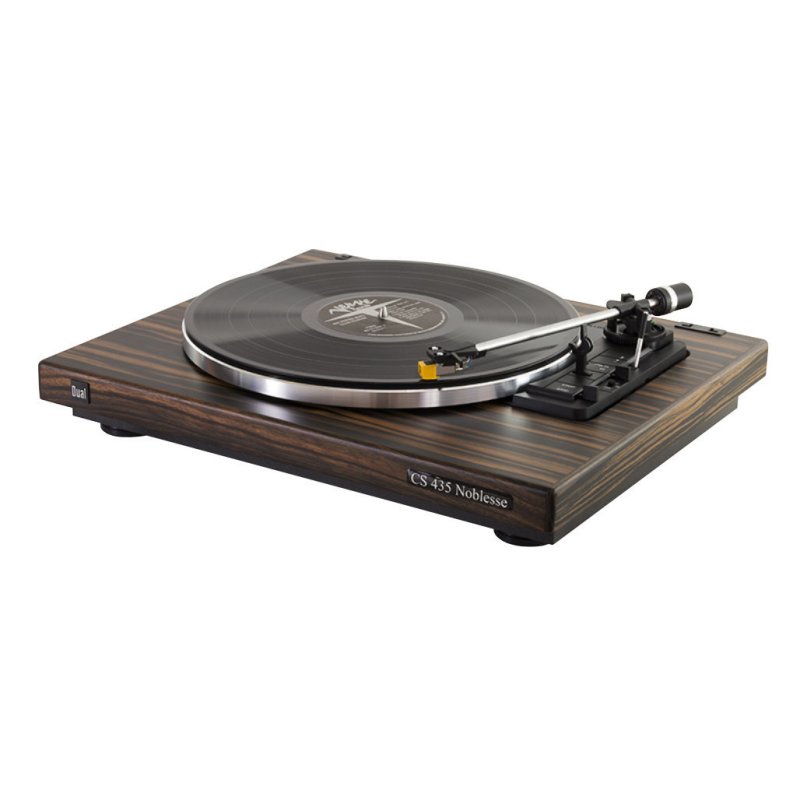 Dual CS 435-1 Noblesse Makassar Automatic Turntable — in use with record