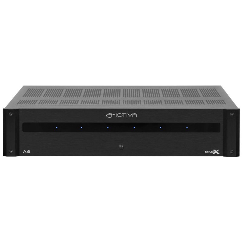 Emotiva BasX A6 Six-Channel Power Amplifier — front view