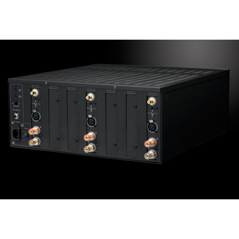 Emotiva XPA-3 Gen3 Power Amplifier — rear isometric view
