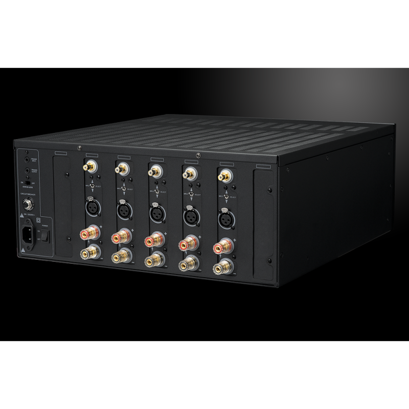 Emotiva XPA-5 Gen3 Power Amplifier — rear three-quarter view