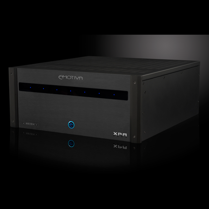 Emotiva XPA-7 Gen3 Power Amplifier — three-quarter view