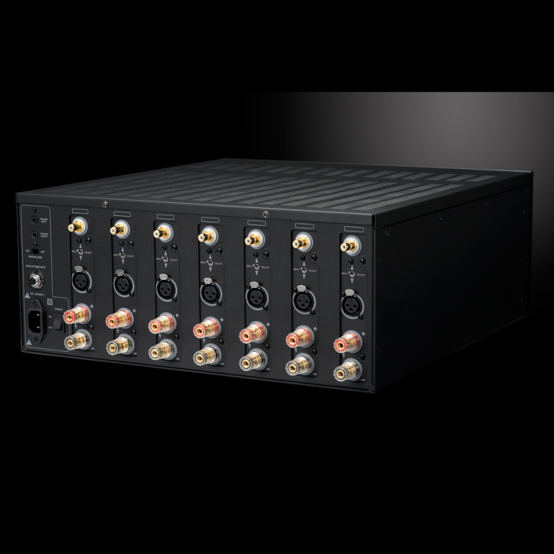 Emotiva XPA-7 Gen3 Power Amplifier — rear three-quarter view
