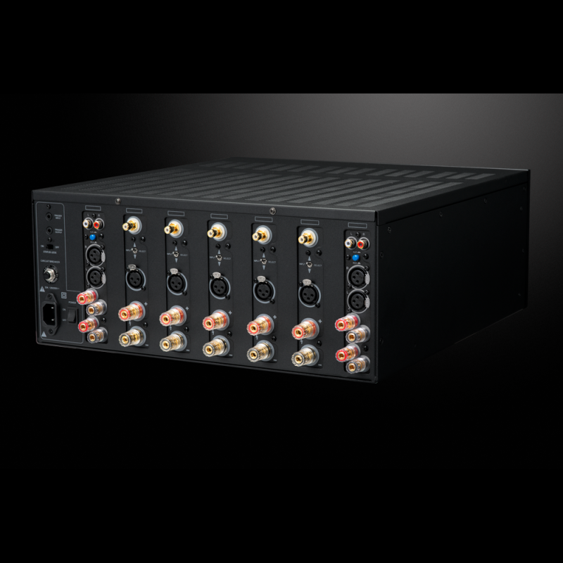 Emotiva XPA-9 Gen3 Power Amplifier — rear three-quarter view