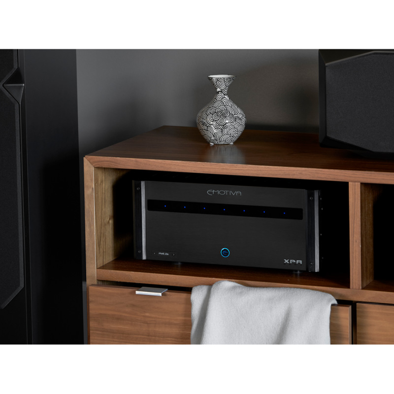 Emotiva XPA-9 Gen3 Power Amplifier — in cabinet