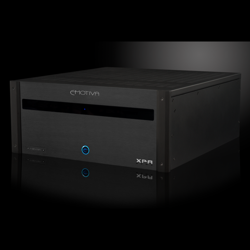 Emotiva XPA-DR1 Mono Power Amplifier — three-quarter front view