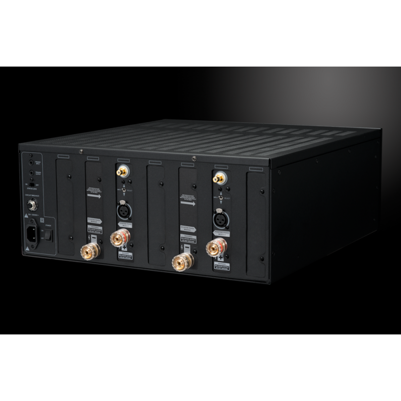 Emotiva XPA-DR2 Stereo Power Amplifier — rear three-quarter view