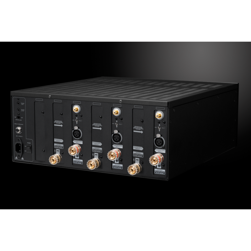 Emotiva XPA-DR3 Power Amplifier — rear three-quarter view