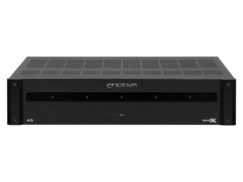 Emotiva BasX A5 Five-Channel Power Amplifier — front view